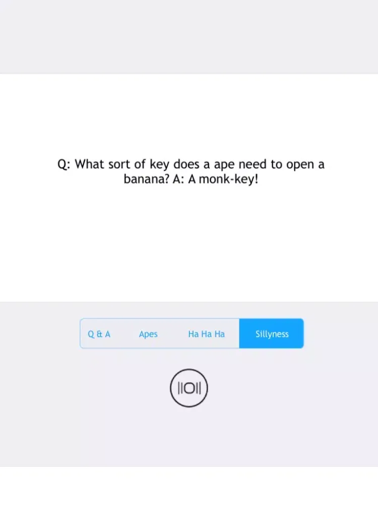 Capturas de tela do Monkey Jokes - Best, cool and funny jokes! iPad 