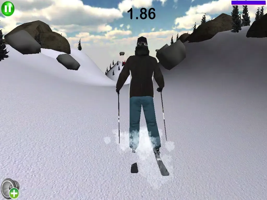 ภาพหน้าจอของ Real Skiing Free iPad 