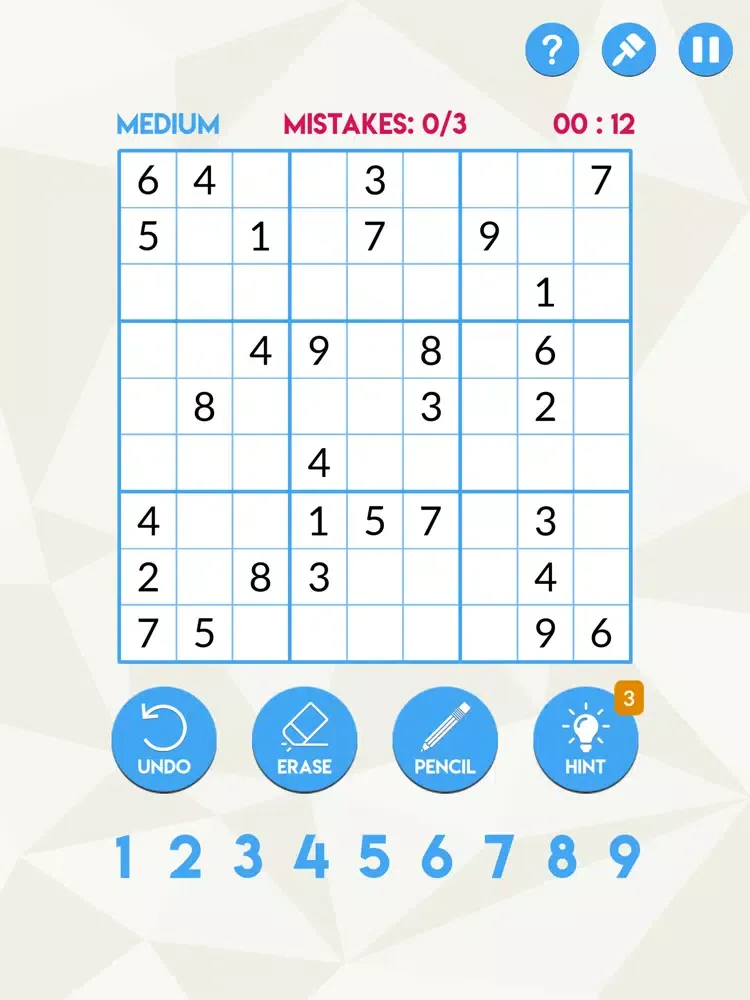 ภาพหน้าจอของ SUDOKU - Deluxe iPad 