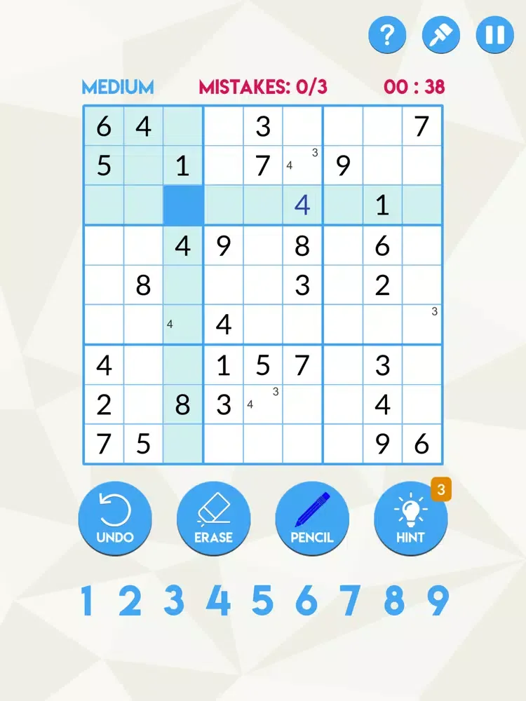 ภาพหน้าจอของ SUDOKU - Deluxe iPad 