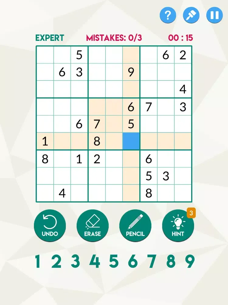 ภาพหน้าจอของ SUDOKU - Deluxe iPad 