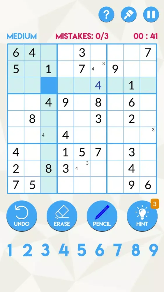 ภาพหน้าจอของ SUDOKU - Deluxe