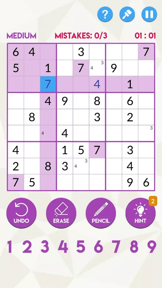 ภาพหน้าจอของ SUDOKU - Deluxe
