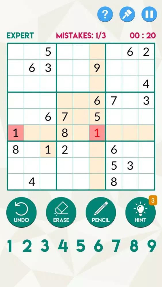 ภาพหน้าจอของ SUDOKU - Deluxe
