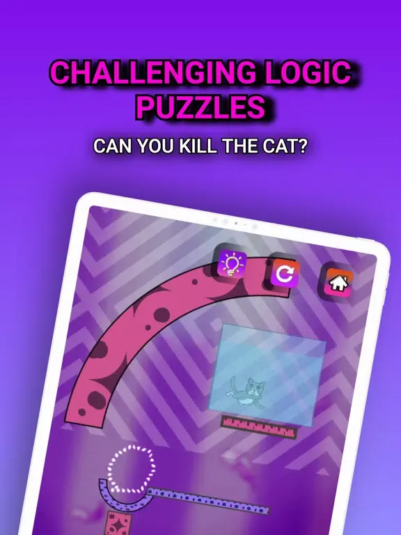 Capturas de pantalla de Kill The Cat: Drawing Puzzles iPad 