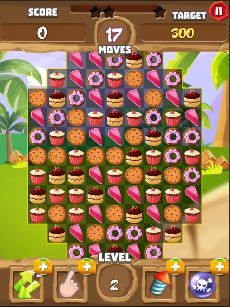 Capturas de pantalla de Fun Crush Cake Match 3 Puzzle iPad 