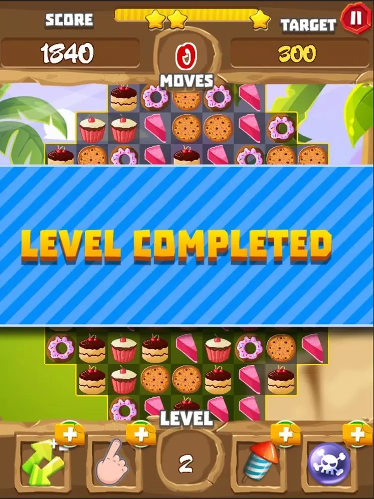 Capturas de pantalla de Fun Crush Cake Match 3 Puzzle iPad 