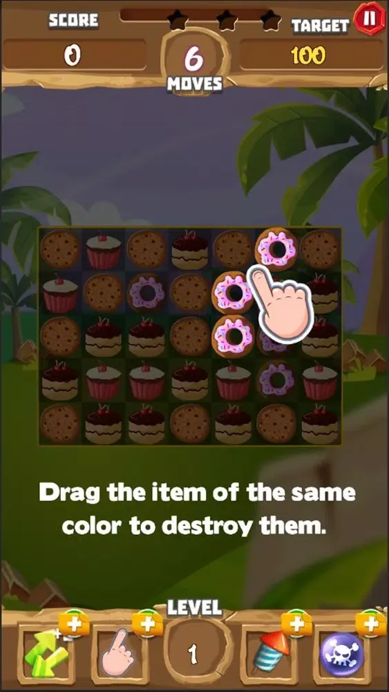 Capturas de pantalla de Fun Crush Cake Match 3 Puzzle