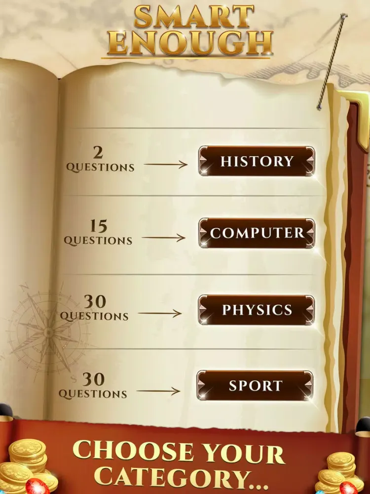 Zrzuty ekranu Trivia: Smart Enough iPad 