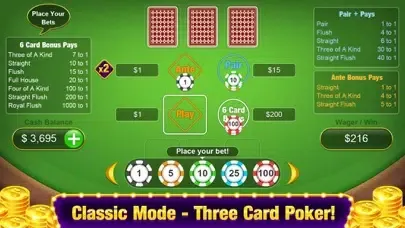 Three Card Poker - Casino Game স্ক্রিনশট