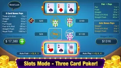 Three Card Poker - Casino Game স্ক্রিনশট