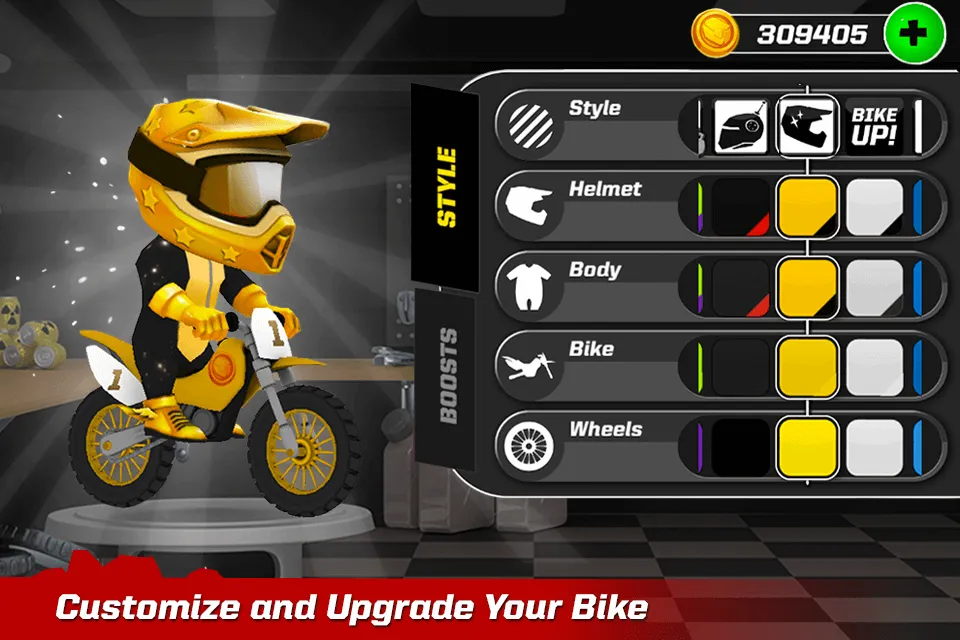 Ảnh chụp màn hình của BikeUp