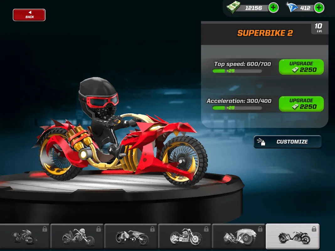 Capturas de tela do GX Racing