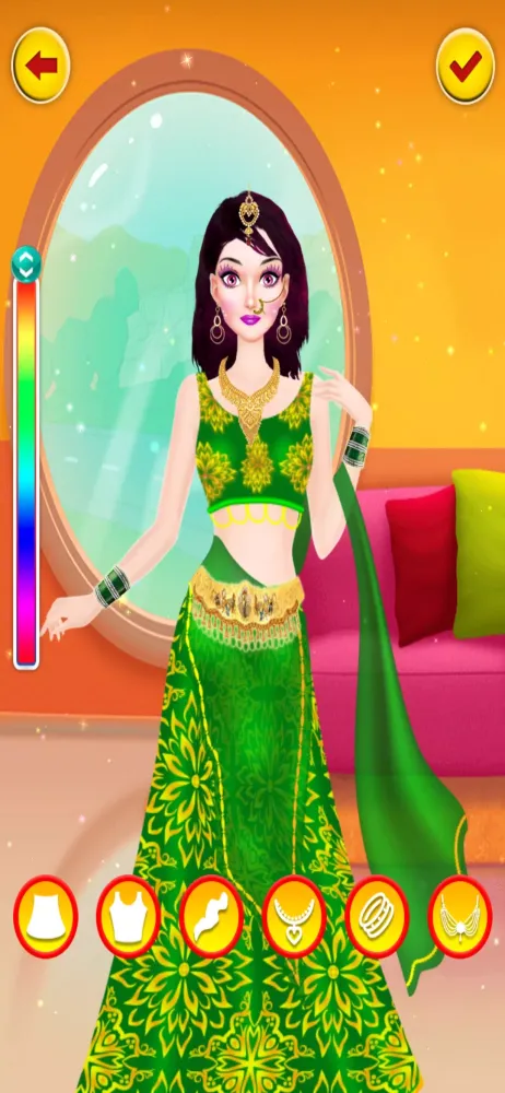 Indian Wedding DressUp Makeup Screenshots