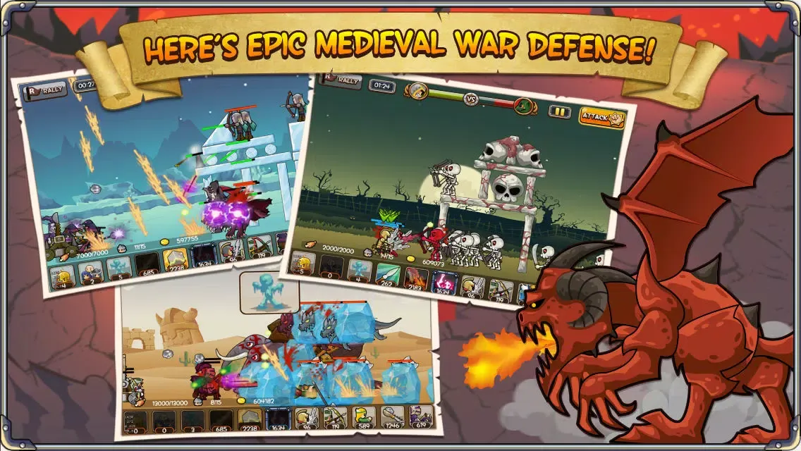 Captures d'écran de Medieval Rush