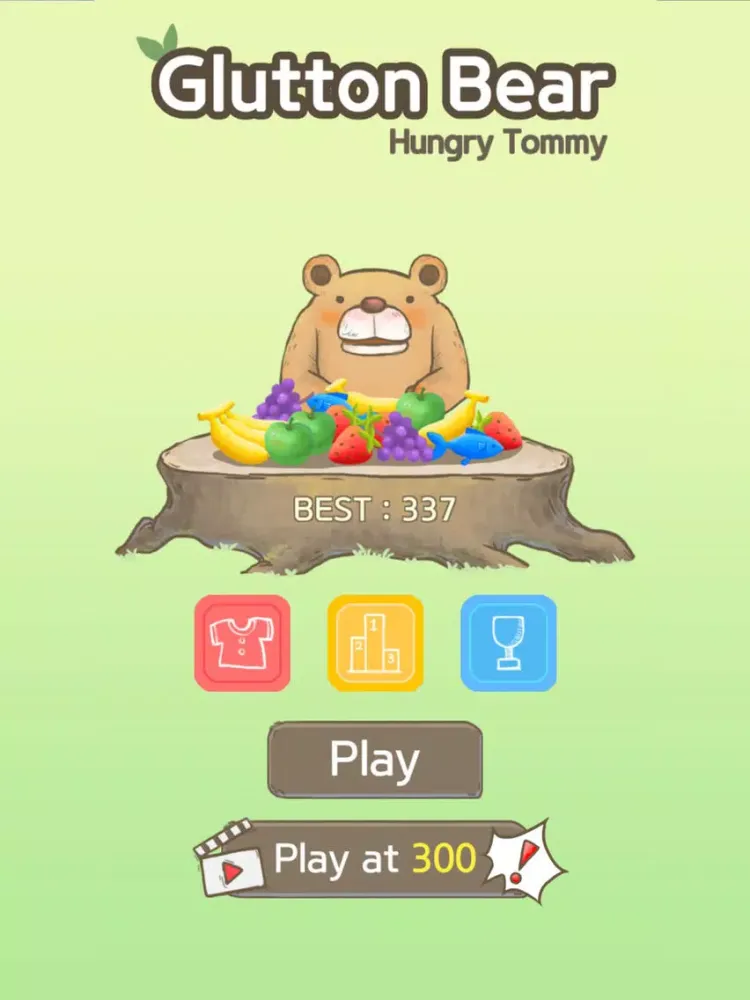 Glutton Bear : Hungry Tommy iPad  سکرین شاٹس