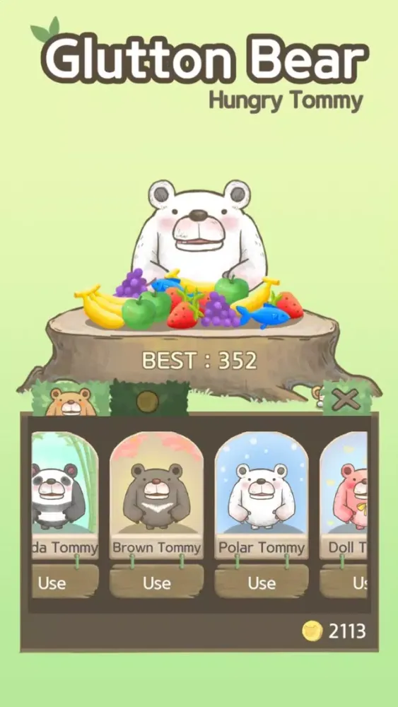 Glutton Bear : Hungry Tommy سکرین شاٹس
