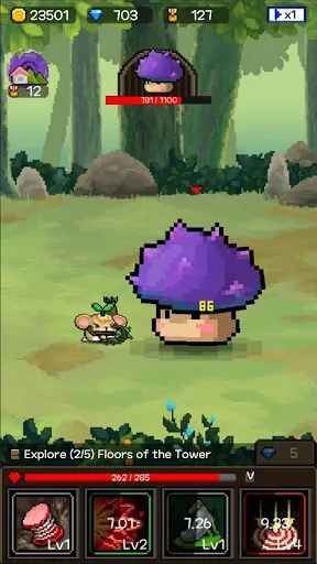 Hamster Hero - Idle RPG スクリーンショット