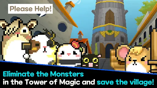 Hamster Hero - Idle RPG スクリーンショット