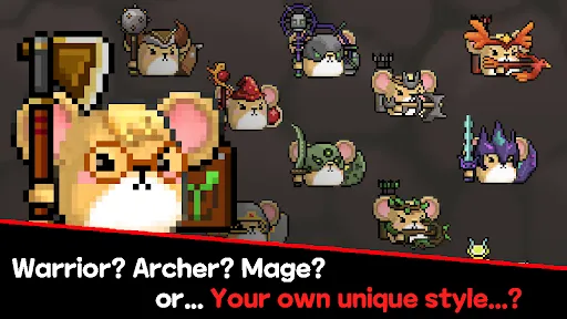 Hamster Hero - Idle RPG スクリーンショット