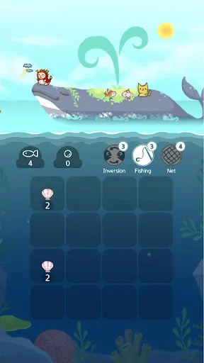 ภาพหน้าจอของ 2048 Kitty Cat Island