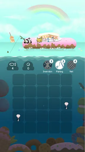 ภาพหน้าจอของ 2048 Kitty Cat Island