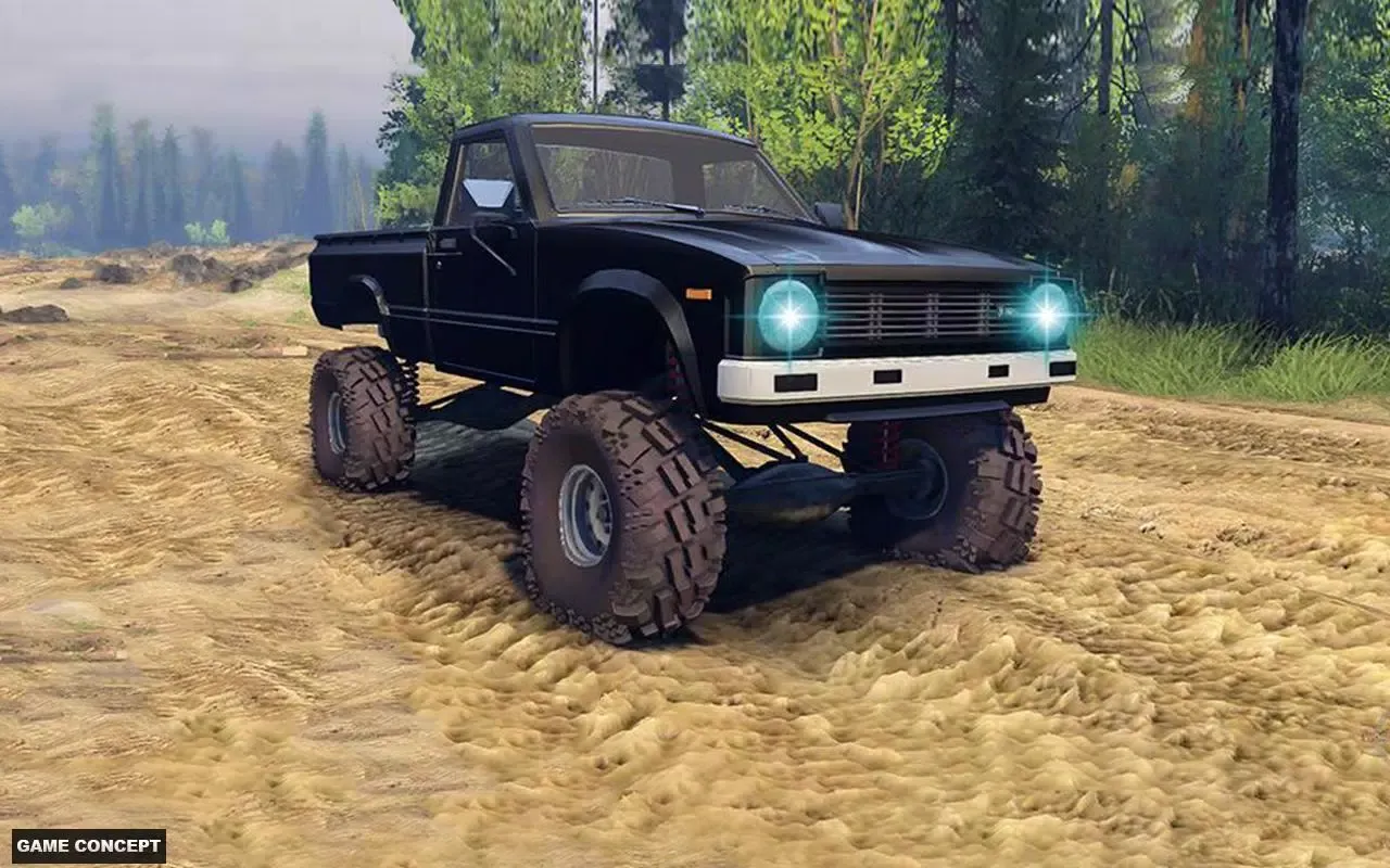 ภาพหน้าจอของ 4x4 Crazy Off Road Stunt Drive
