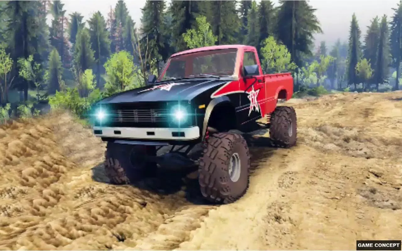 ภาพหน้าจอของ 4x4 Crazy Off Road Stunt Drive