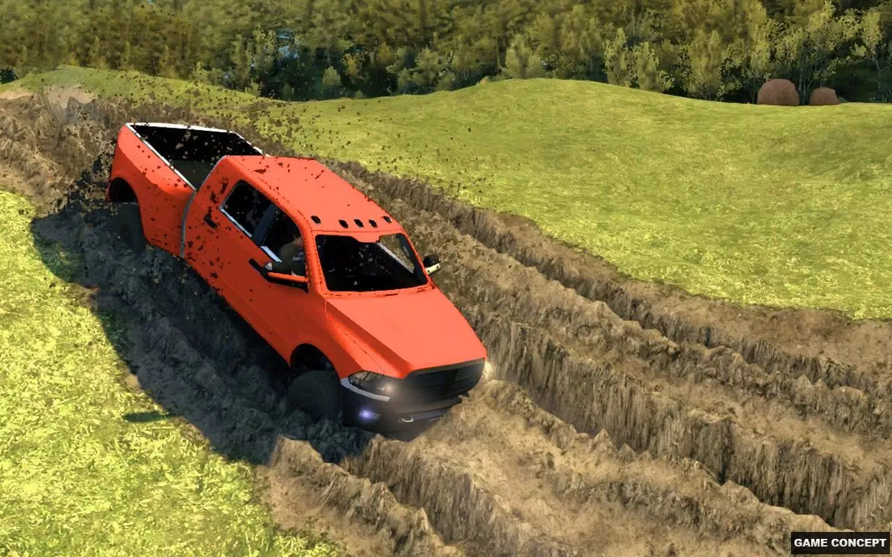 ภาพหน้าจอของ 4x4 Crazy Off Road Stunt Drive
