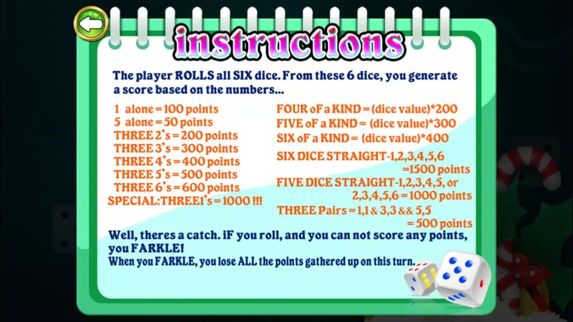Farkle HD - Holiday Magic Dice Roller From Vegas to the World for FREE Screenshots