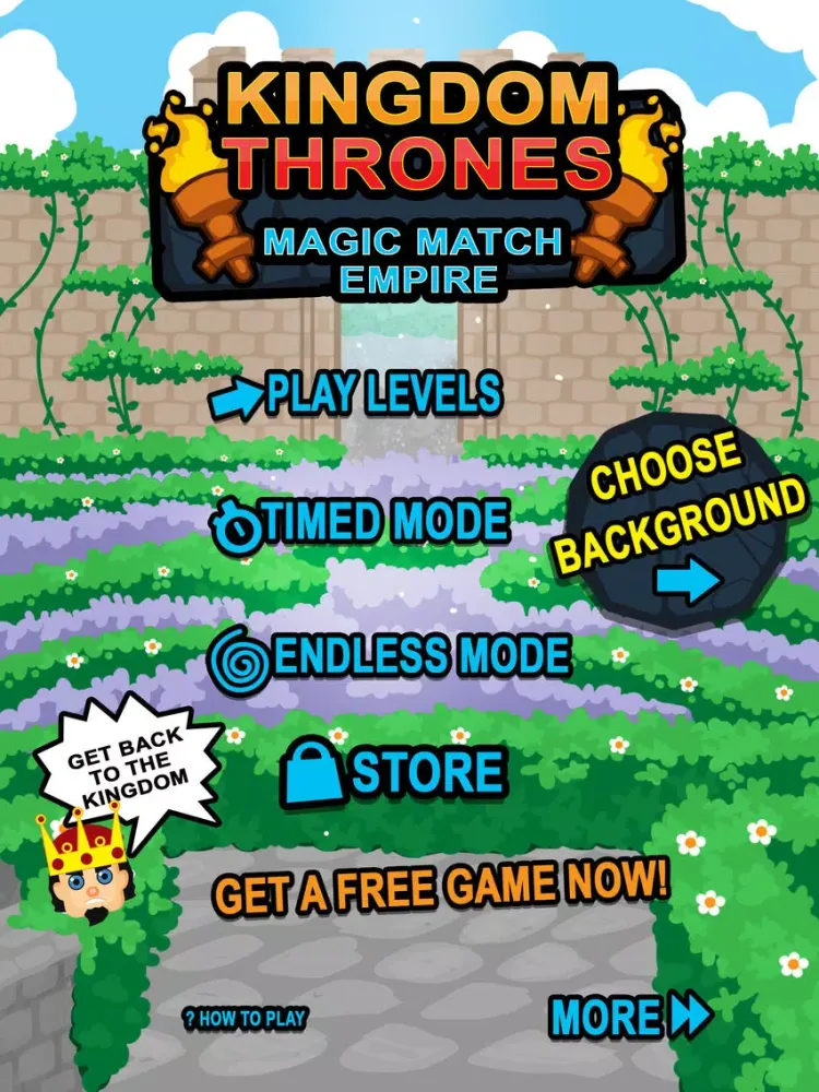 Captures d'écran de Kingdom Thrones - Crossy Magic Match Empire of Three Puzzle Game In Medieval Times - FREE iPad 