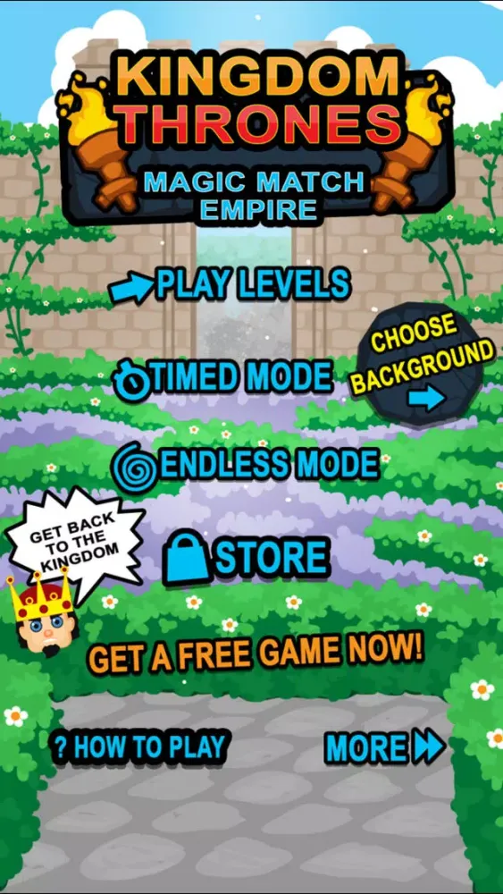 Captures d'écran de Kingdom Thrones - Crossy Magic Match Empire of Three Puzzle Game In Medieval Times - FREE