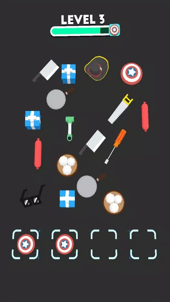Capturas de tela do Match It 3D!