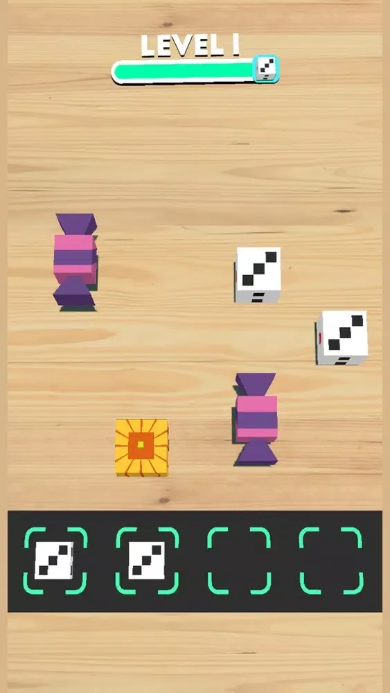 Capturas de tela do Match It 3D!