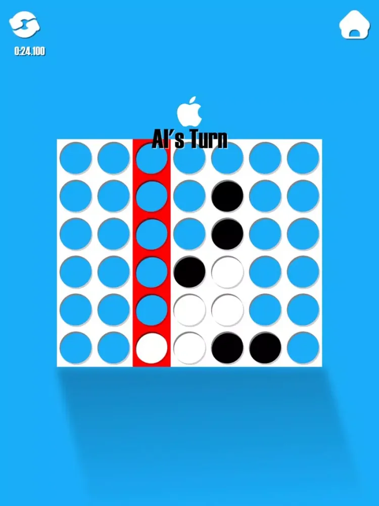 Tangkapan skrin Do Not Connect four in a Row 2016 - Online Multiplayer iPad 