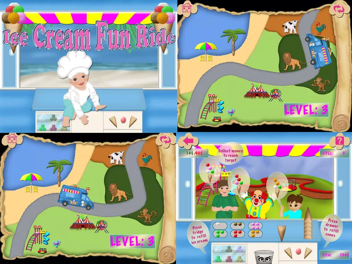 Tangkapan skrin An Ice cream Truck Ride Advanture iPad 