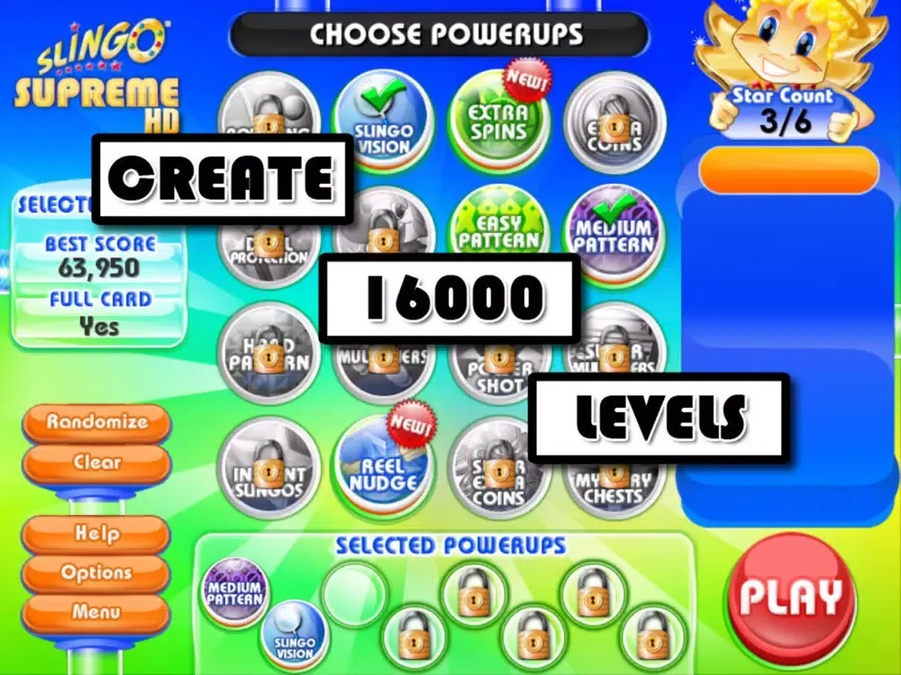 Slingo Supreme HD iPad  Screenshots