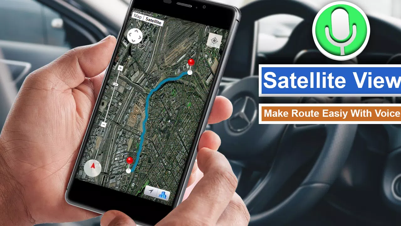 Voice Navigation GPS: GPS Voice Live Mapquest Screenshots