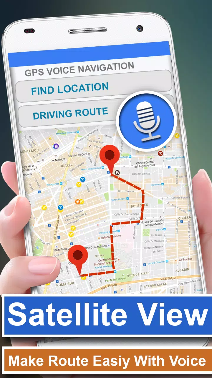 Voice Navigation GPS: GPS Voice Live Mapquest Screenshots
