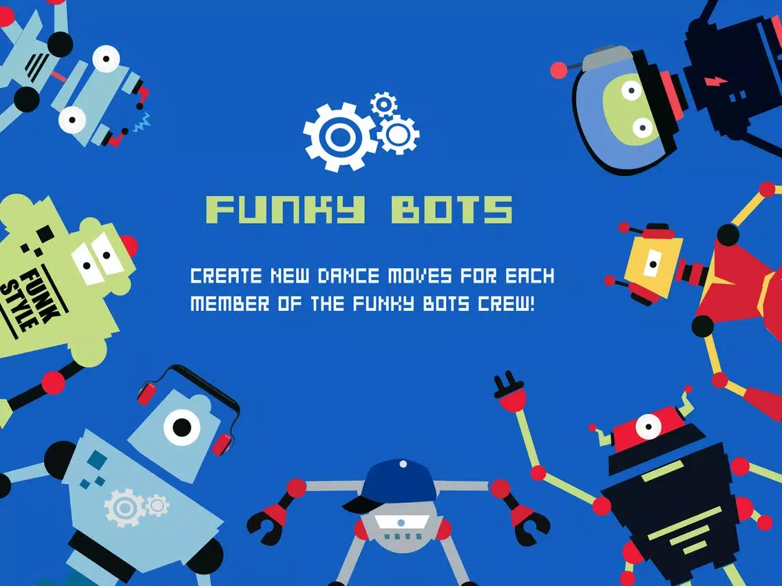 Captures d'écran de Funky Bots - Create Your Own Robot Dances iPad 
