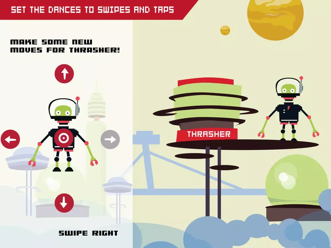 Captures d'écran de Funky Bots - Create Your Own Robot Dances iPad 