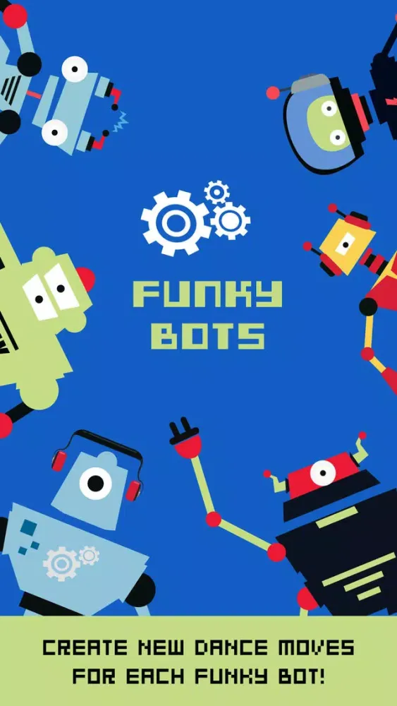 Captures d'écran de Funky Bots - Create Your Own Robot Dances