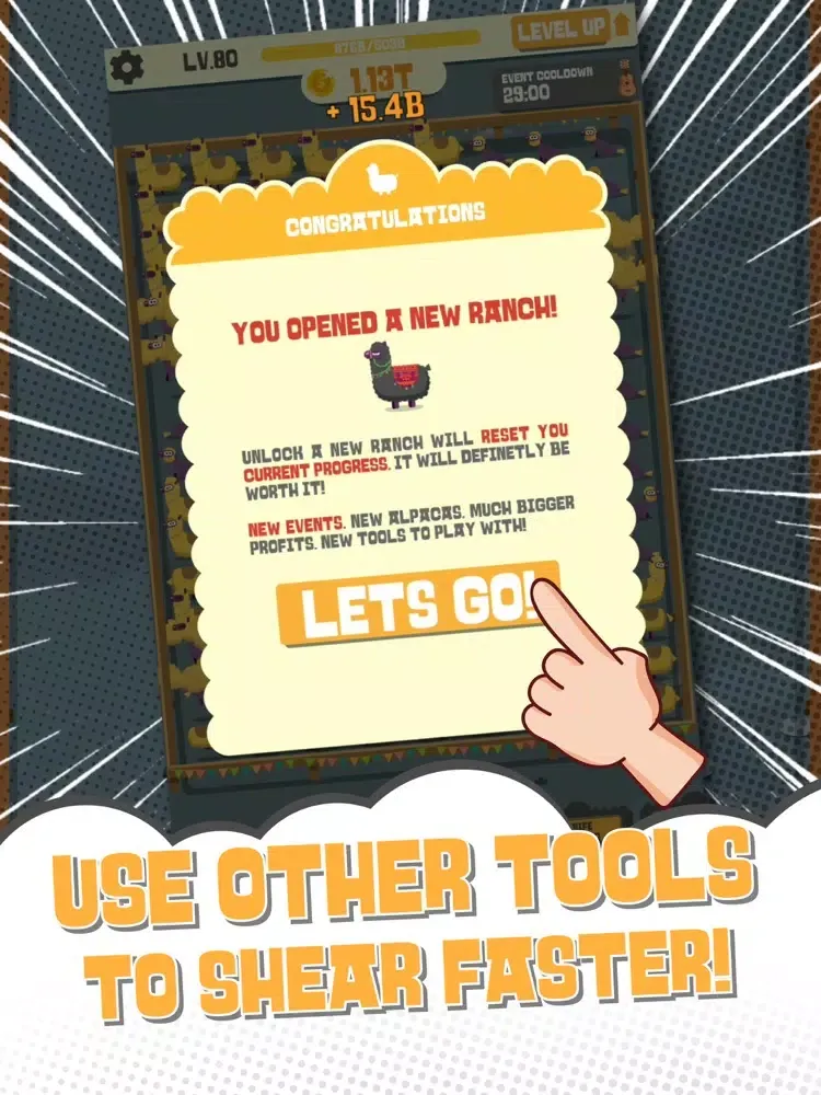 Idle Alpaca Tycoon iPad  سکرین شاٹس