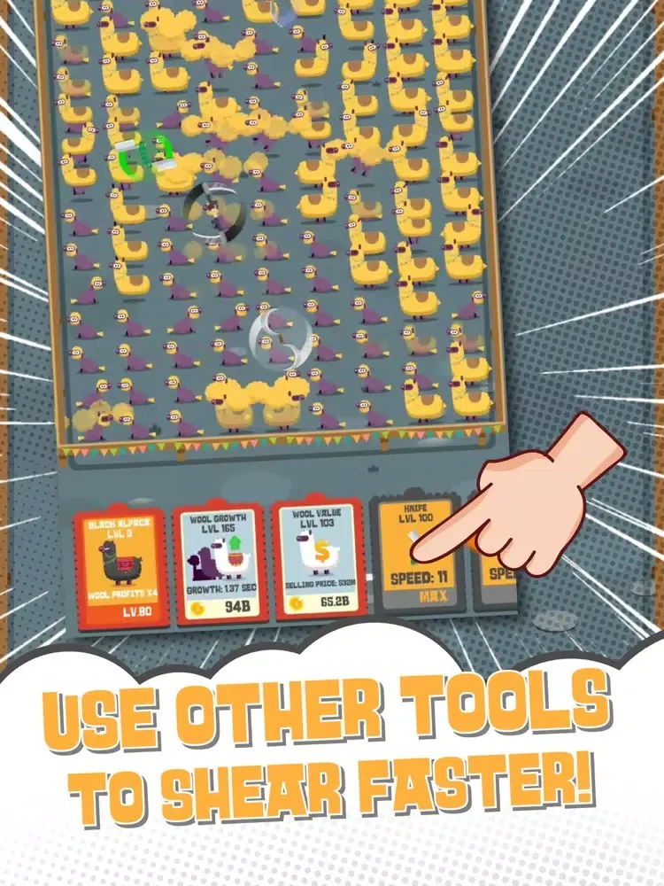 Idle Alpaca Tycoon iPad  سکرین شاٹس