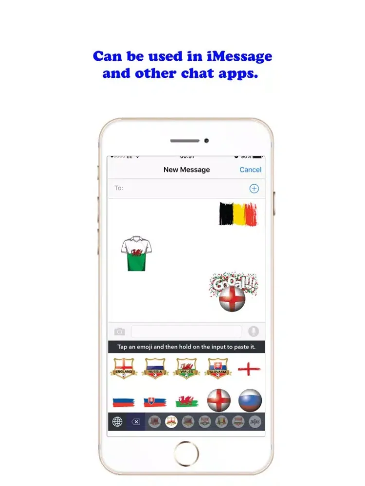 صور EuroMoji - Euro 2016 Emoji Sticker Keyboard iPad 