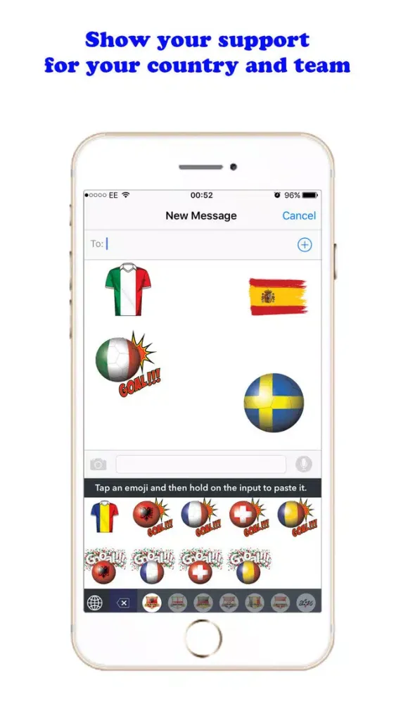صور EuroMoji - Euro 2016 Emoji Sticker Keyboard