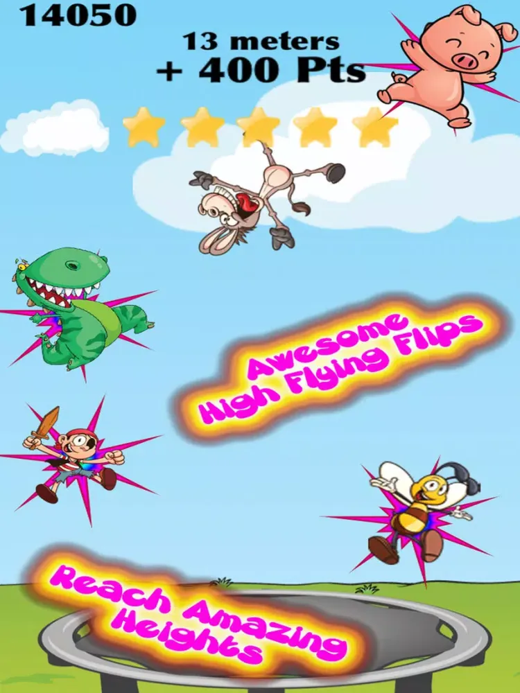 Trampoline Jump with Friends iPad 應用截圖