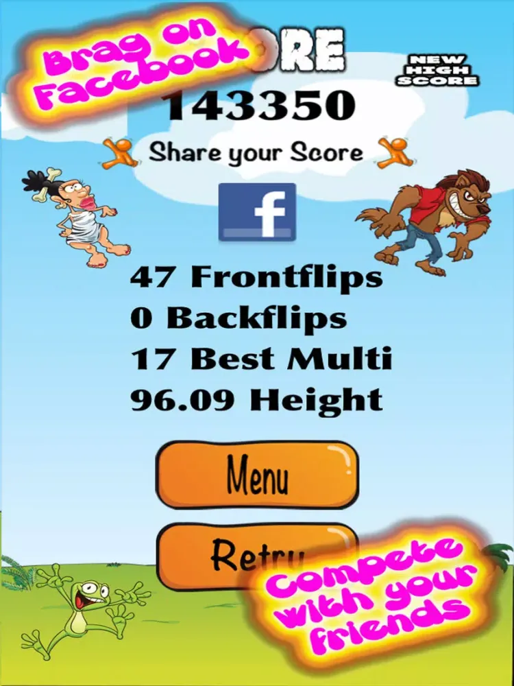 Trampoline Jump with Friends iPad 應用截圖