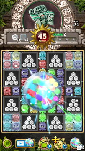 Glyph of Maya - Match 3 Puzzle Ekran Görüntüleri
