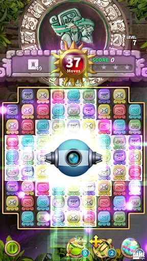 Glyph of Maya - Match 3 Puzzle Ekran Görüntüleri